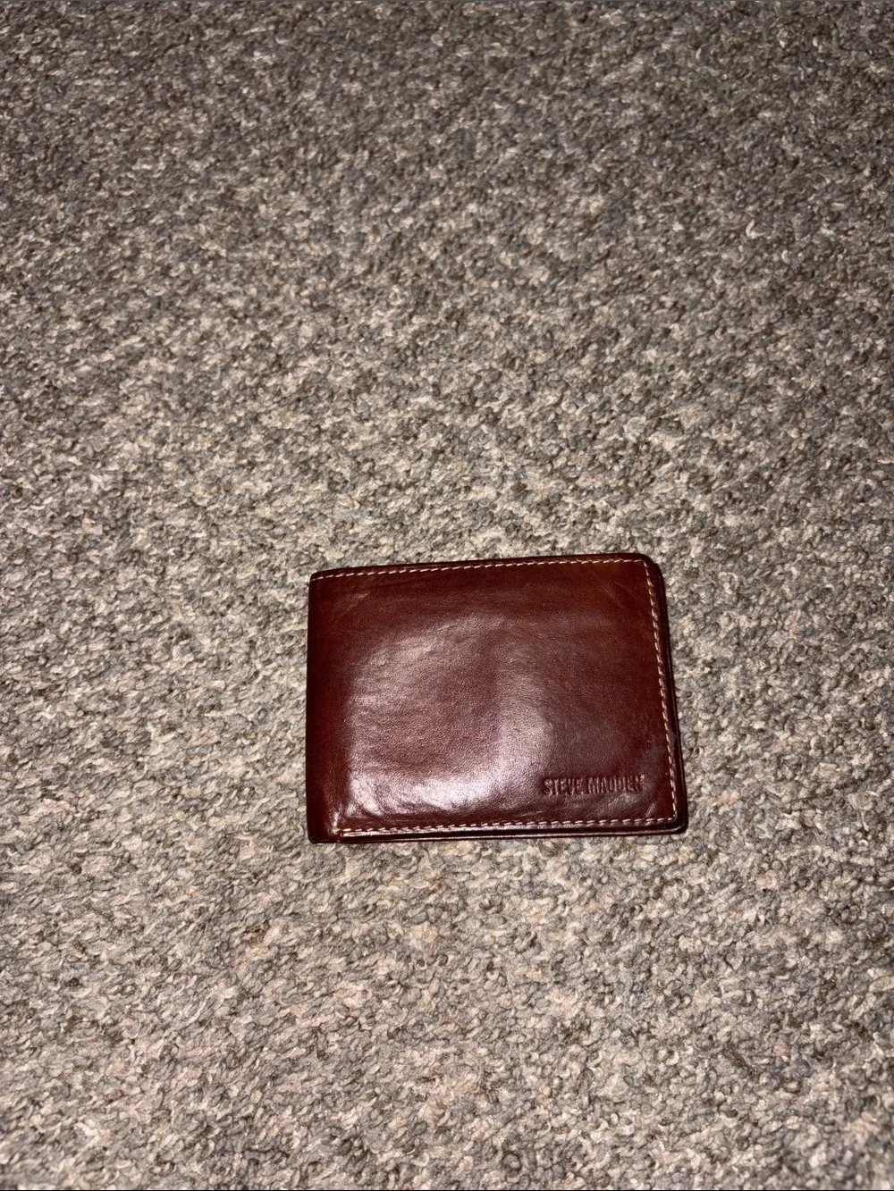Steve Madden Chestnut Brown Leather Wallet